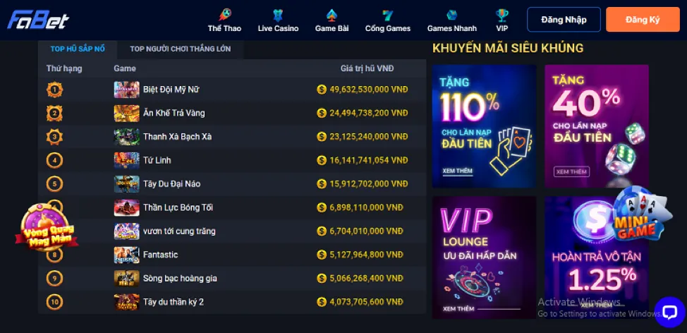 Hình ảnh câu hỏi thường gặp V9WIN